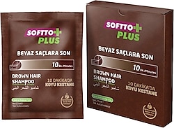 Softto Plus Brown Hair 21 ml Kahverengi Şampuan