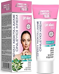 Softto Plus Çay Ağacı Özlü Akne ve Siyah Nokta Önleyici Bitkisel Krem 50 ml