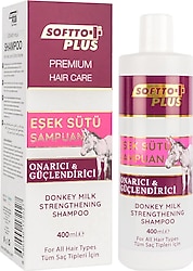 Softto Plus Onarıcı & Güçlendirici 400 ml Eşek Sütü Şampuanı