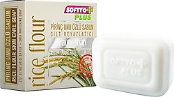 Softto Plus Pirinç Özlü Cilt Beyazlatıcı Sabun 100 gr