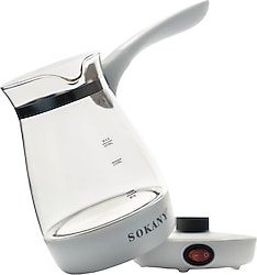 Sokany YLW-607 600 W Cam Elektrikli Cezve