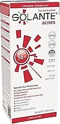 Solante Acnes 50 ml 50 Faktör Güneş Losyonu