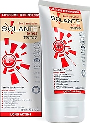 Solante Pigmenta Lekeli Ciltler İçin Renkli 50 Faktör Güneş Losyonu 150 ml