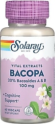 Solaray Vital Extracts Bacopa 100 mg 60 Kapsül