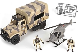 Soldier Force 45054 Sesli ve Işıklı Askeri Kamyon Oyun Seti