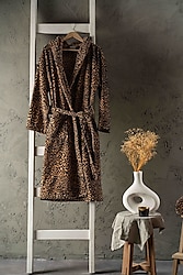 Soley Panthera Leopar Desenli Bornoz