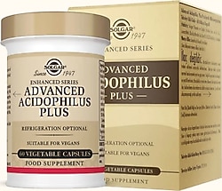 Solgar Advanced Acidophilus Plus 60 Kapsül