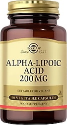 Solgar Alpha Lipoic Acid 200 mg 50 Kapsül