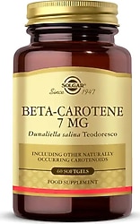 Solgar Beta Carotene 7 mg 60 Kapsül