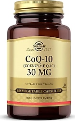 Solgar Coenzyme Q10 30 mg 60 Kapsül