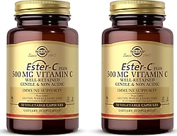 Solgar Ester C Plus 500 mg 50 Kapsül 2'li