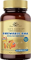Solgar Litl Squirts DHA 90 Çiğnenebilir Tablet