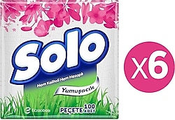 Solo 100'lü 6 Adet Kağıt Peçete