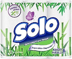 Solo Bambu Katkılı 6'lı Kağıt Havlu