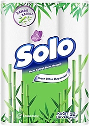 Solo Bambu Katkılı 12'li Kağıt Havlu