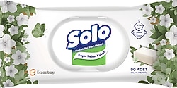 Solo Beyaz Sabun Kokulu 90 Yaprak Islak Mendil