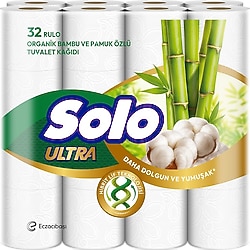 Solo Ultra Bambu Katkılı Tuvalet Kağıdı 32'li