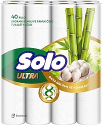 Solo Ultra Bambu Katkılı Tuvalet Kağıdı 40'lı