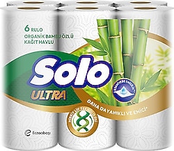 Solo Ultra Bambu Katkılı Kağıt Havlu 6'lı