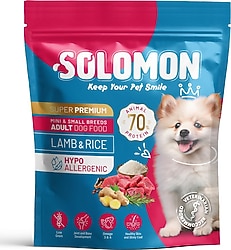 Solomon Kuzu Etli 1.5 kg Küçük Irk Yetişkin Köpek Maması