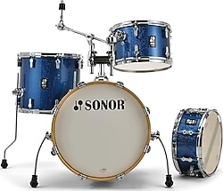 Sonor AQX Jazz 4 Parça Blue Ocean Sparkle Akustik Davul Seti