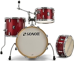 Sonor AQX Jazz 4 Parça Red Moon Sparkle Akustik Davul Seti