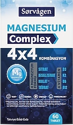 Sorvagen Magnesium Complex 4X4 Combination 60 Tablet