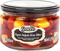 Sosero Peynir Dolgulu Kiraz Biber 290 gr