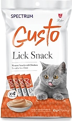 Spectrum Gusto 4x15 gr Sıvı Kedi Ödül Maması