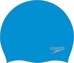Speedo Moulded 8-709842610 Mavi Silikon Yüzücü Bonesi