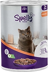 Spelly Somonlu 400 gr Kısırlaştırılmış Yetişkin Konserve Kedi Maması