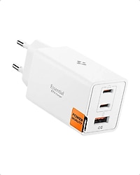 Spigen ACH08710 67 W Beyaz Hızlı Şarj Adaptörü