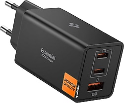 Spigen ACH09458 67 W Siyah Hızlı Şarj Adaptörü