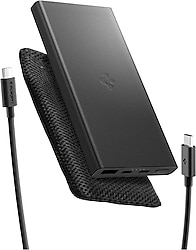 Spigen EA2210 Siyah 10000 mAh Hızlı Şarj Powerbank
