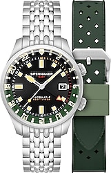 Spinnaker Bradner SP-5121-44 Siyah-Yeşil Erkek Kol Saati