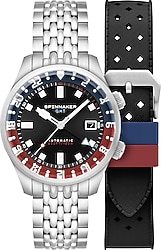 Spinnaker Bradner SP-5121-55 Lacivert-Kırmızı Erkek Kol Saati