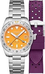 Spinnaker Croft 39 GMT SP-5157-22 Gümüş-Sarı Erkek Kol Saati
