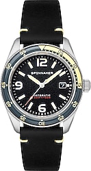Spinnaker Fleuss SP-5055-0B Siyah-Gri Erkek Kol Saati