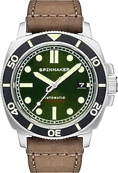 Spinnaker Hull Diver SP-5088-03 Deri Kordon Yeşil Erkek Kol Saati
