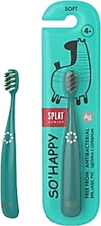 Splat Junior So Happy Turkuaz 4 Yaş Diş Fırçası