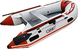 Spurt 240x136 cm Ahşap Taban 2 Kişilik Şişme Bot Seti