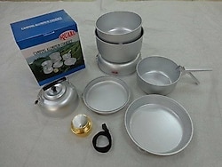 Square A1010K Alkol Ocağı Kamp Yemek Seti