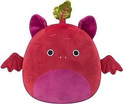 Squishmallows 30 cm Peluş Kırmızı Pancar Yarasa Romulus