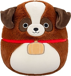 Squishmallows Fuzz-A-Mallows 30 cm Peluş Saint Bernard Sassafras