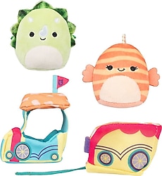 Squishmallows MM0015 Micromallows 2 Peluş Figür + 2 Aksesuar Seti