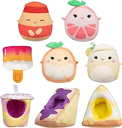 Squishmallows MM0018 Micromallows 4 Peluş Figür + 4 Aksesuar Seti