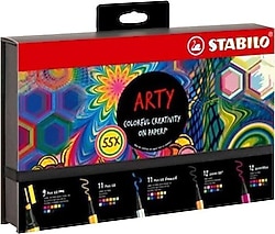 Stabilo Arty Kreatif 55'li Keçeli Kalem Seti