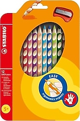Stabilo Easycolors 12'li Sağ El Kuru Boya Seti