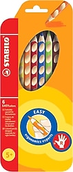 Stabilo Easycolors 6'lı Sağ El Kuru Boya Kalemi