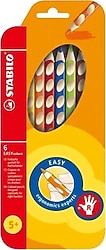 Stabilo Easycolors 6'lı Sağ El Kuru Boya Seti